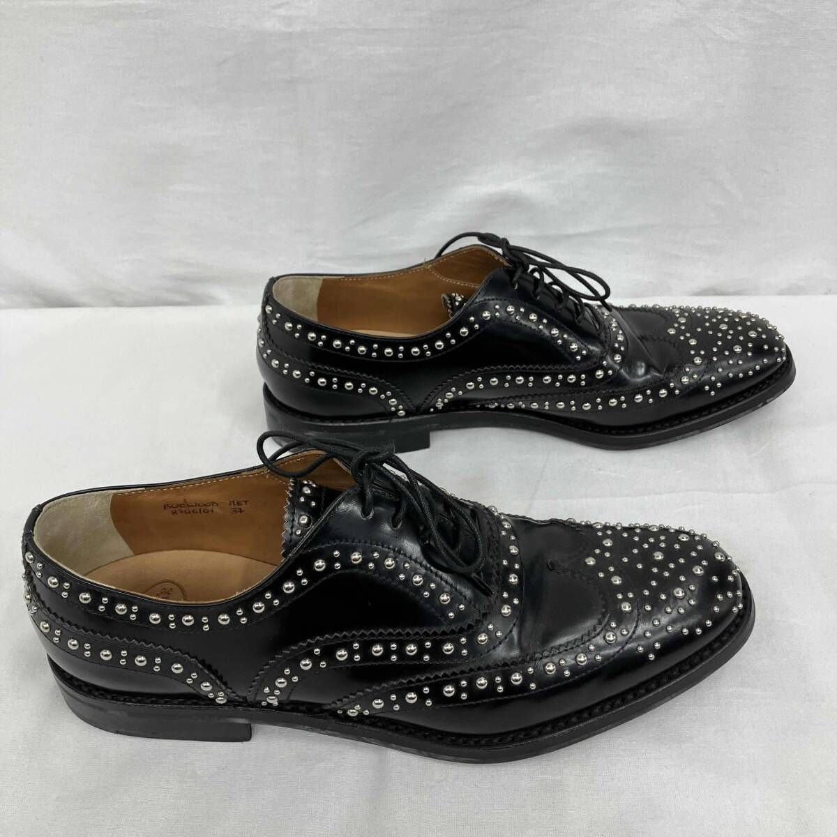 MET|チャーチ|バーウッドメット|パンプス|ドレスシューズ|ブラック|24.0