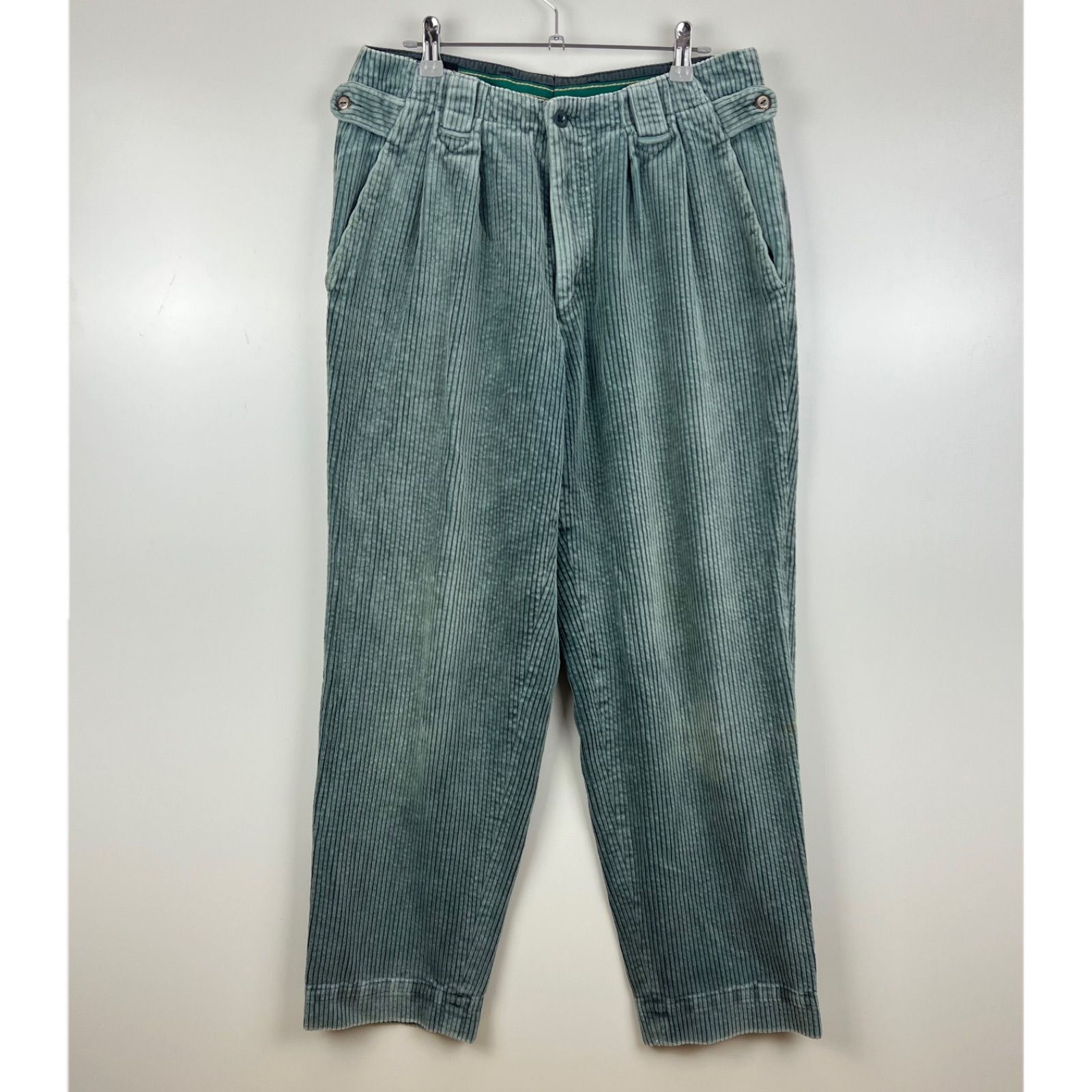EURO vintage 80s BERGERIE DI CANIA 2tac corduroy pants 32 ユーロ