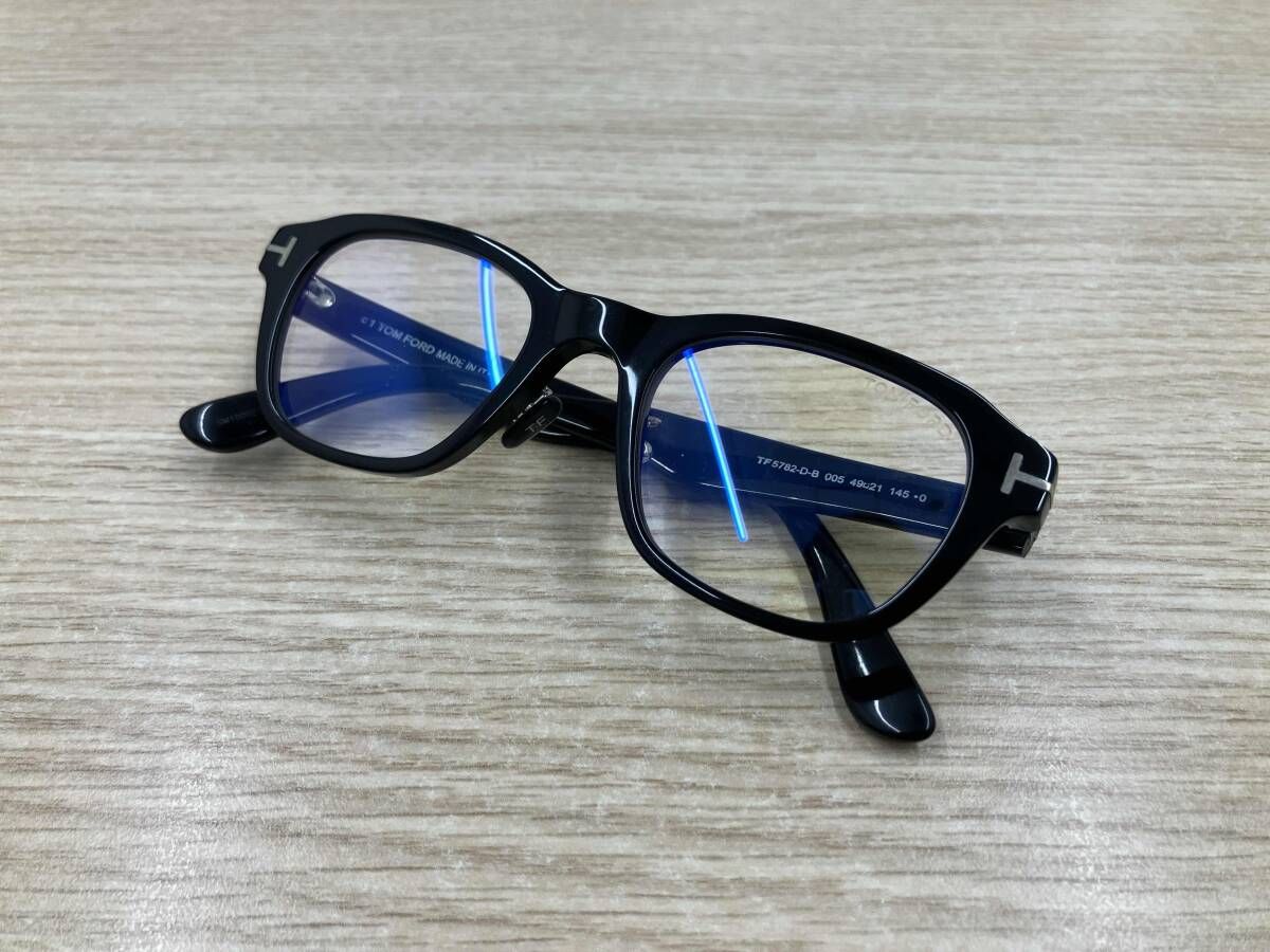 TOM FORD トムフォード ブルーライトカットメガネ TF 5782-D-B MADE IN ITALY イタリア製 ブラック