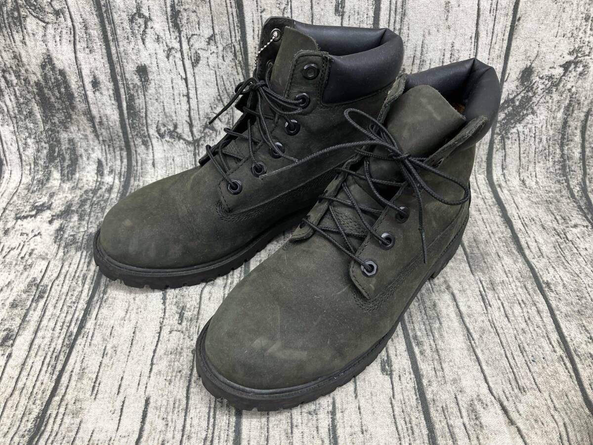 Timberland 6 inch PREMIUM BOOTS ティンバーランド ショートブーツ ブラック 24.5 cm