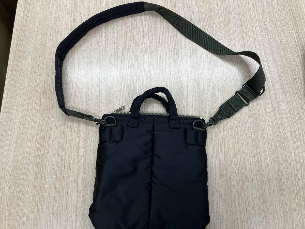PORTER ポーター PX TANKER 2 way EXCHANGE ブラック ショルダーバッグ ハンドバッグ ヘルメットバッグ HELMET