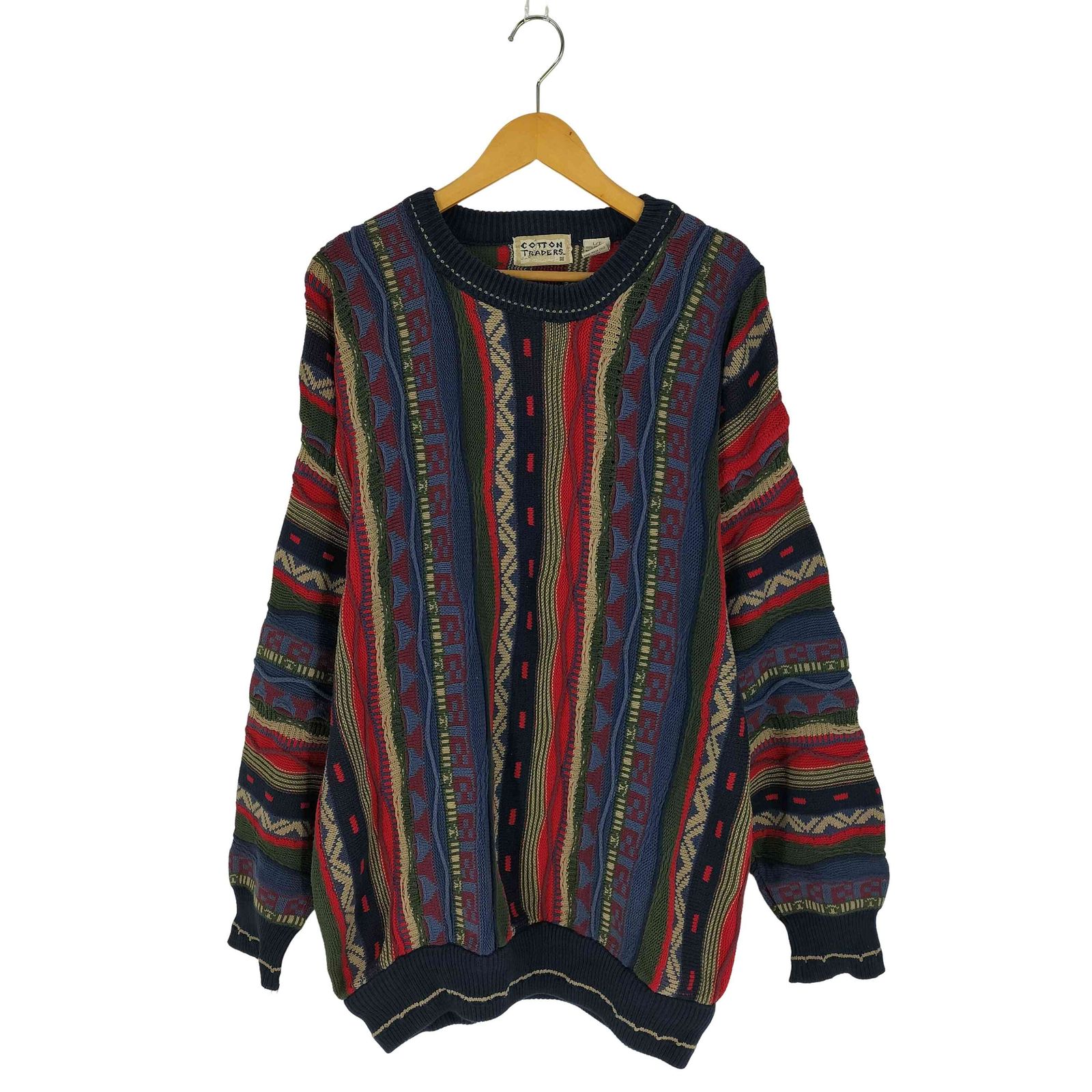 コットントレーダース Cotton Traders コットン 3D ニット メンズ