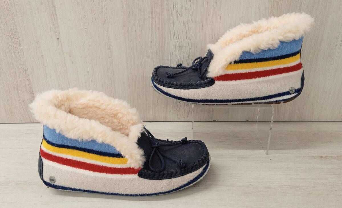 UGG× アグ×ペンドルトン ショートブーツ モカシン マルチ 23 cm