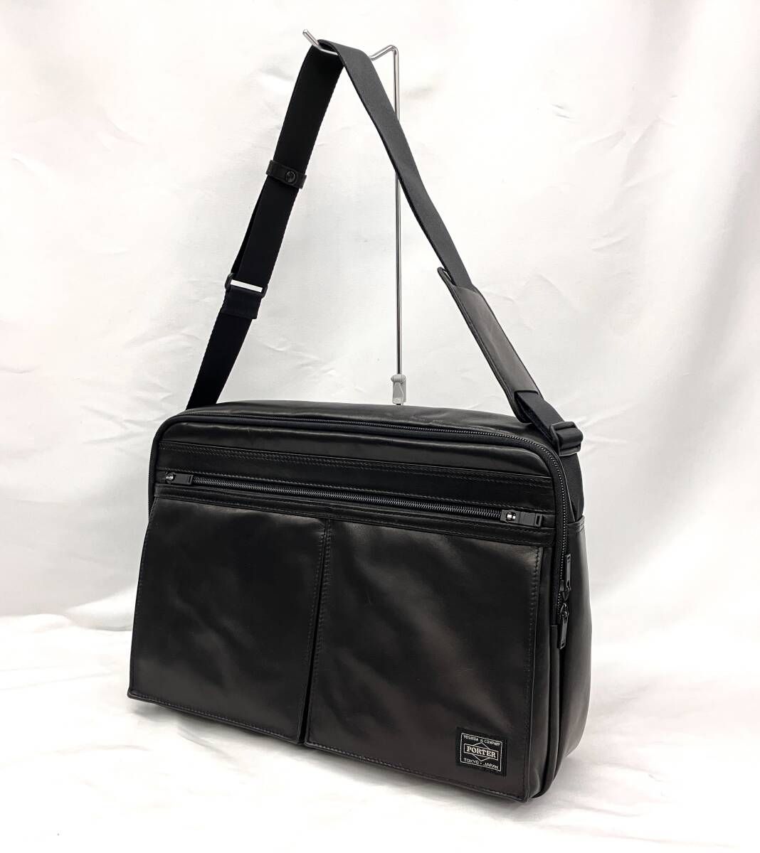 PORTER ポーター BAG 022 03789 アメイズ ショルダーバッグ 牛革 ブラック