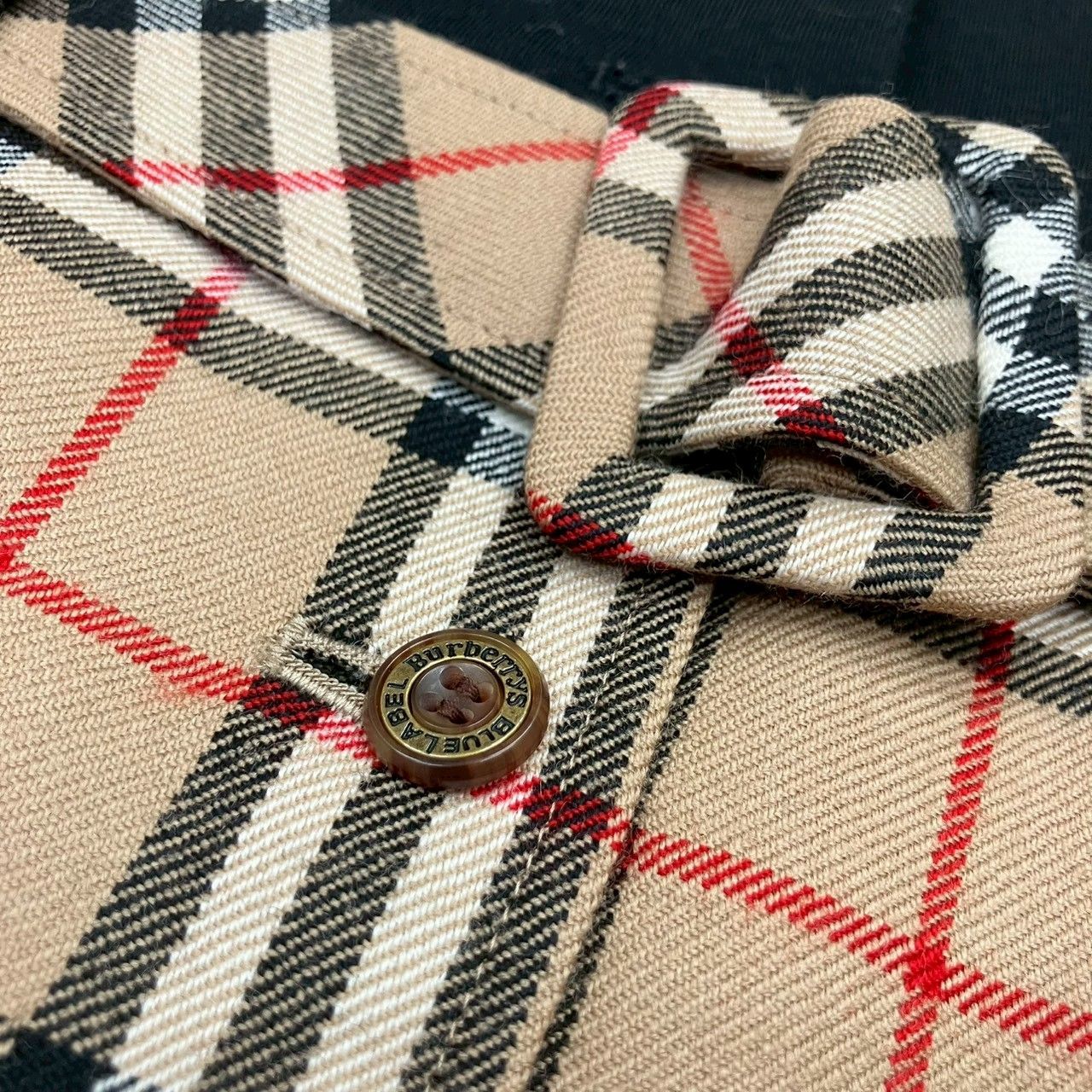 バーバリーブルーレーベル ドッキングワンピース 膝丈ワンピース