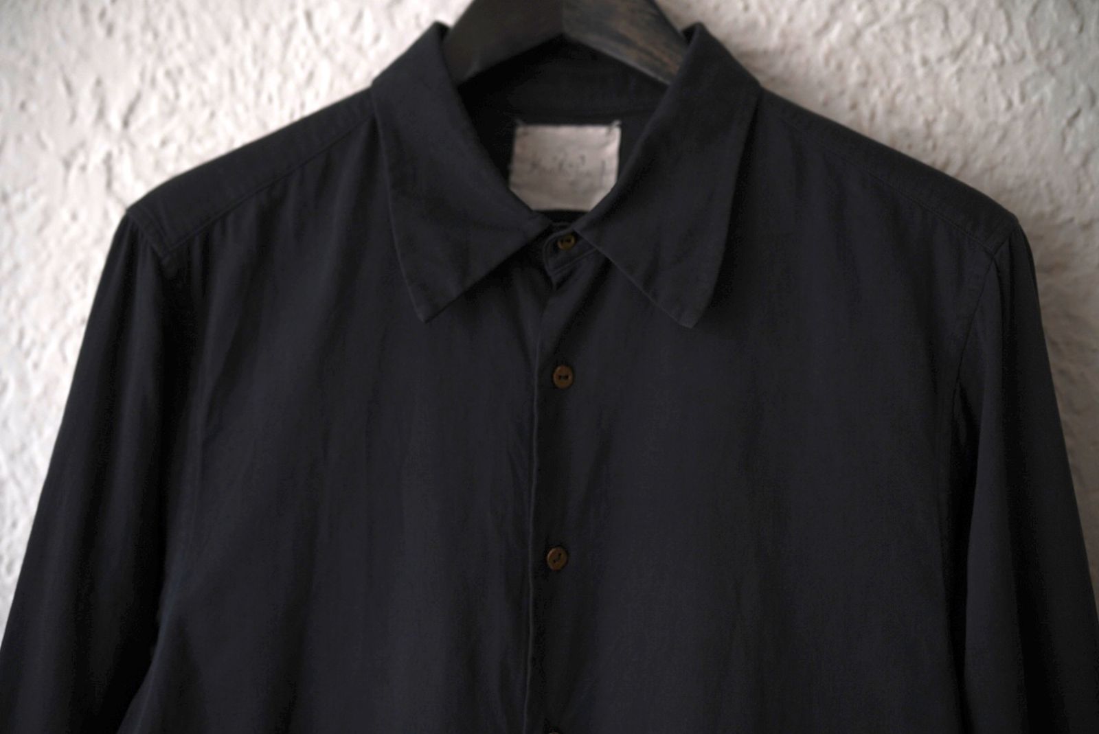 Overdyed 後染めスビンゴールドコットンクラシックシャツ