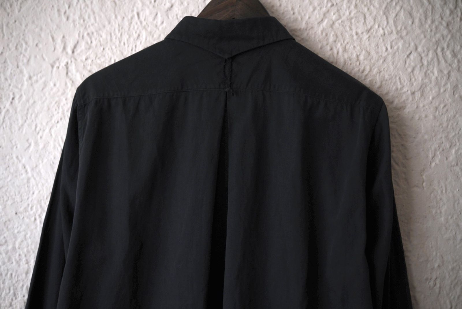 後染めスビンゴールドコットンクラシックシャツ