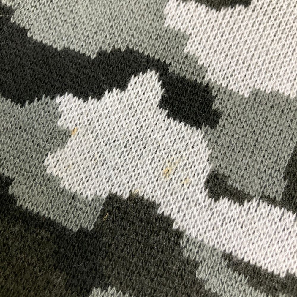 サイズ：1 JACK BUNNY ジャックバニー 裏地付 ニットセーター 迷彩柄