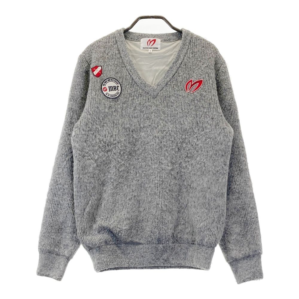 新品　マスターバニーエディション　ニット　セーター　ポリエステル　グレー　0 サイズ：5 MASTER BUNNY EDITION マスターバニーエディション 裏地付