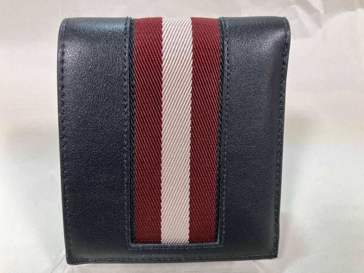 BALLY 二つ折り 財布 ブラック