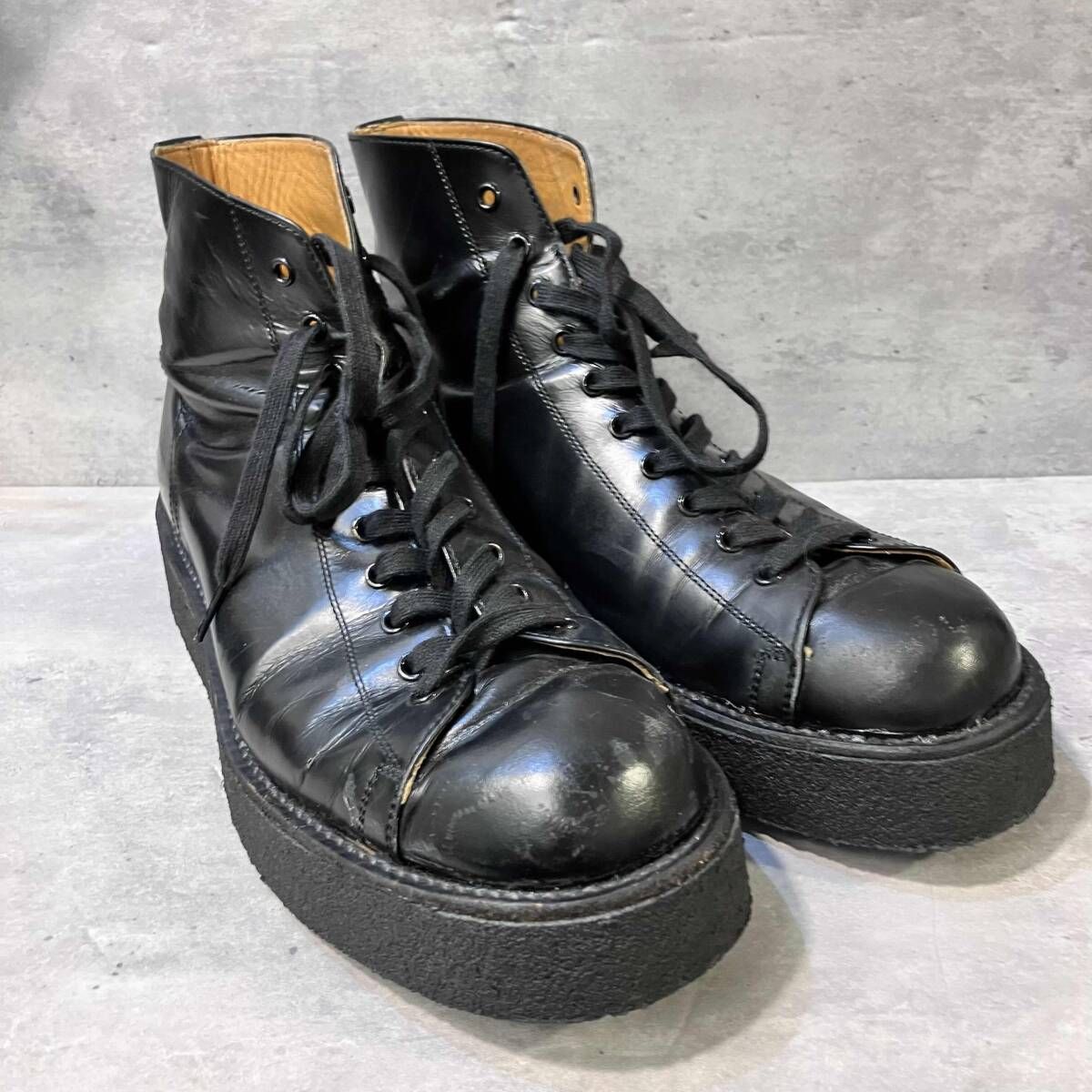 YOHJI POUR HOMME REATHER DEMI BOOTS レザーデミブーツ サイズ約28.5 cm ヨウジヤマモプールオム