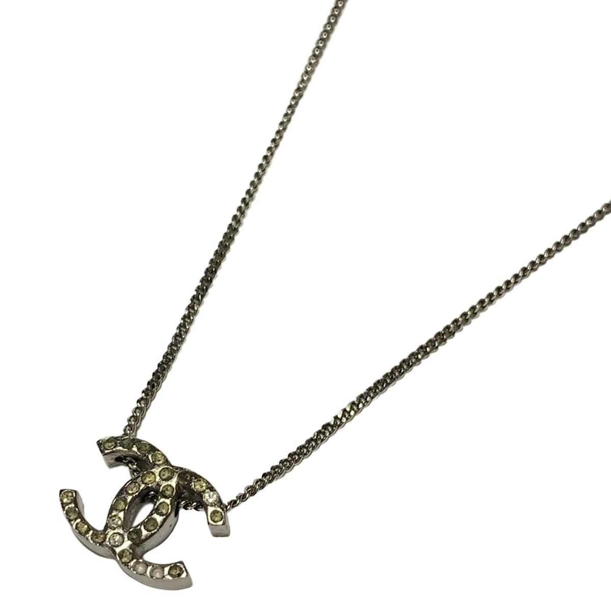 レア　CHANEL シャネル　ロングネックレス クリア　ココマーク レア CHANEL シャネル ロングネックレス クリア ココマーク CHANEL