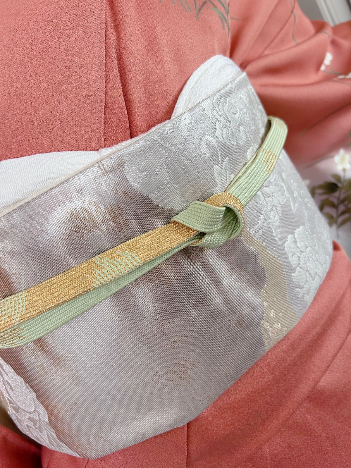 新品しつけ糸付 一つ紋 さがみ扱い正絹訪問着フルセットお探しの方へ