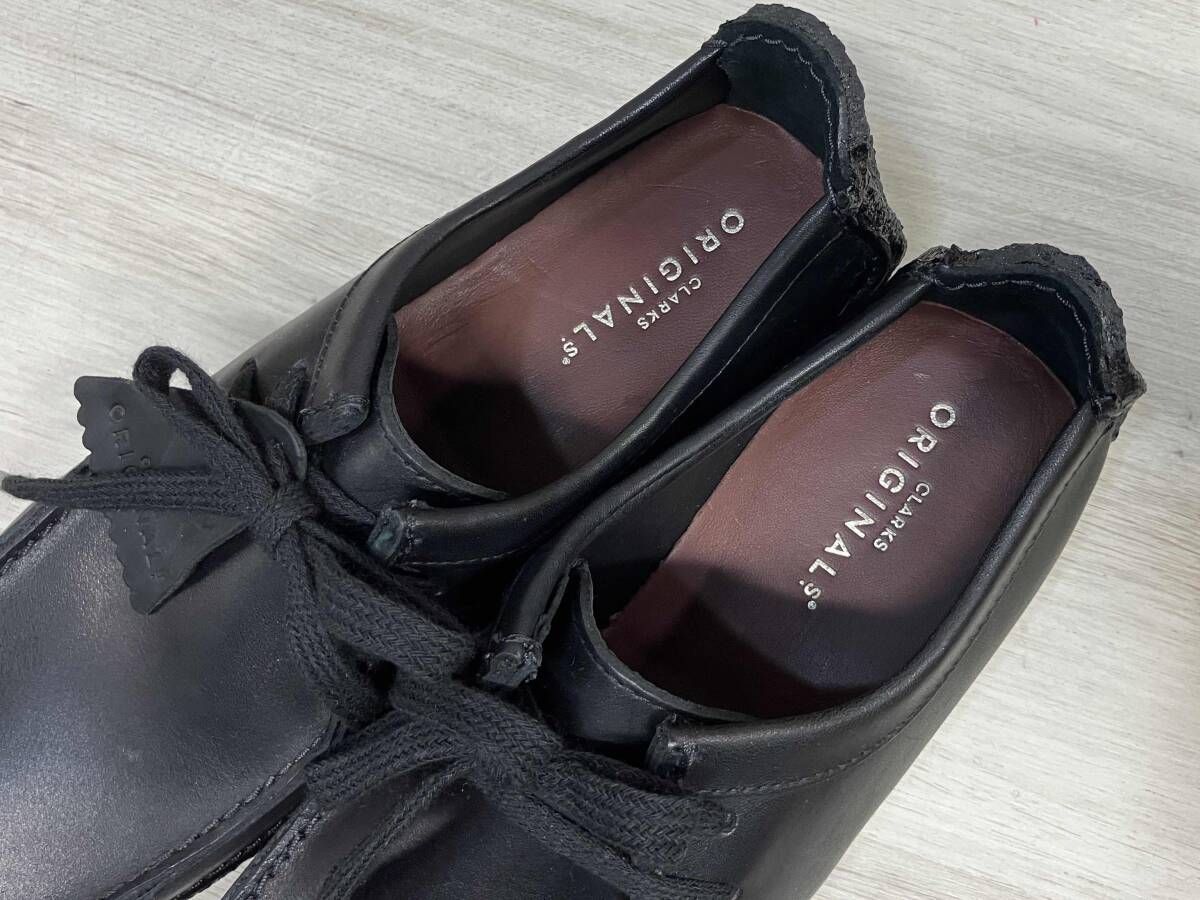  Clarks Natalie 7 25 5 cm 本革 レザー デザート ブーツ ナタリー ワラビー シューズ 靴 クラークス オリジナル ブラック メンズ その他 ブーツ 革靴