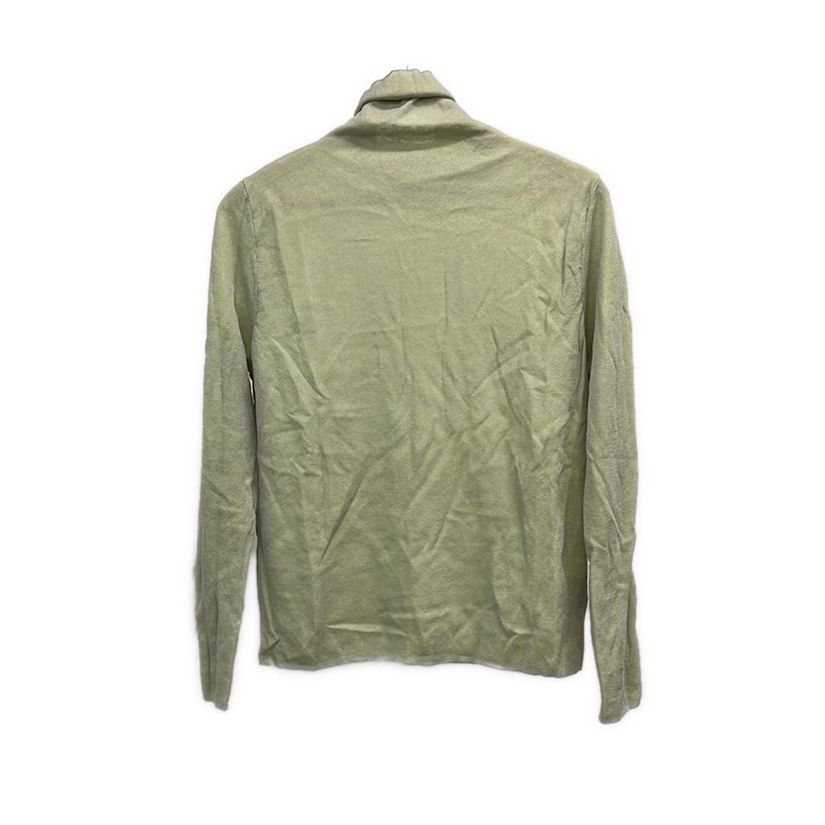 AMERI アメリ 長袖カットソー サイズF レディース - グレー×イエローグリーン タートルネック