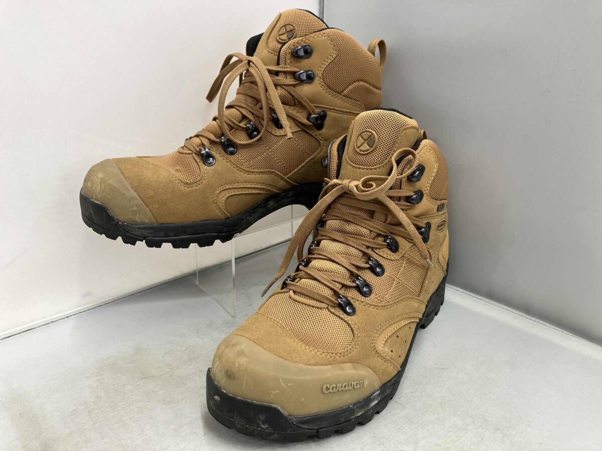 Caravan キャラバン トレッキングブーツ GORE TEX サイズ28 0㎝ オーカー 外側使用感有り