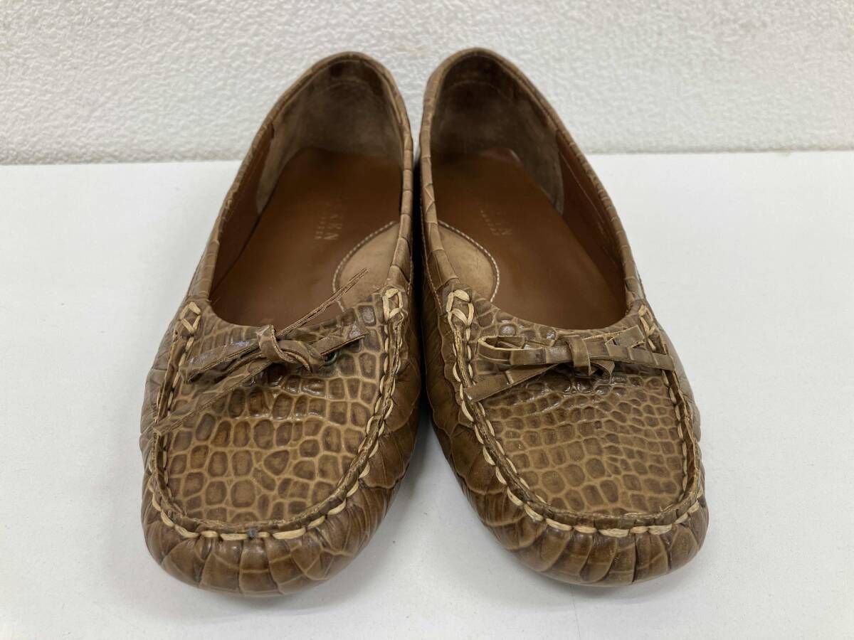 RALPH LAUREN ラルフローレン CATRINA カトリーナ パンプス ドライビングシューズ ローファー ブラウン 茶系