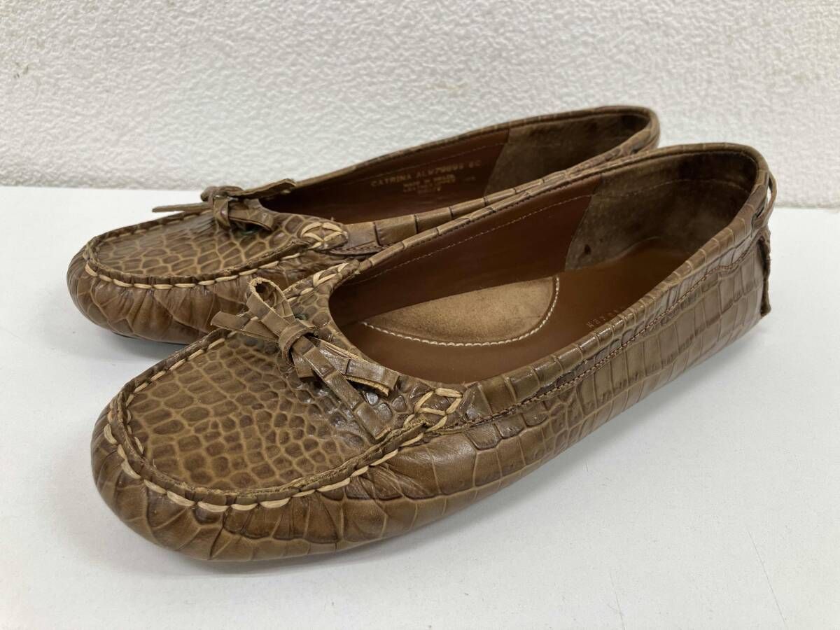 RALPH LAUREN ラルフローレン CATRINA カトリーナ パンプス ドライビングシューズ ローファー ブラウン 茶系