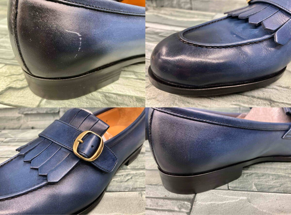 Iugen イウゲン／ローファー／シングルモンク／IG4…3／BLU／約26cm