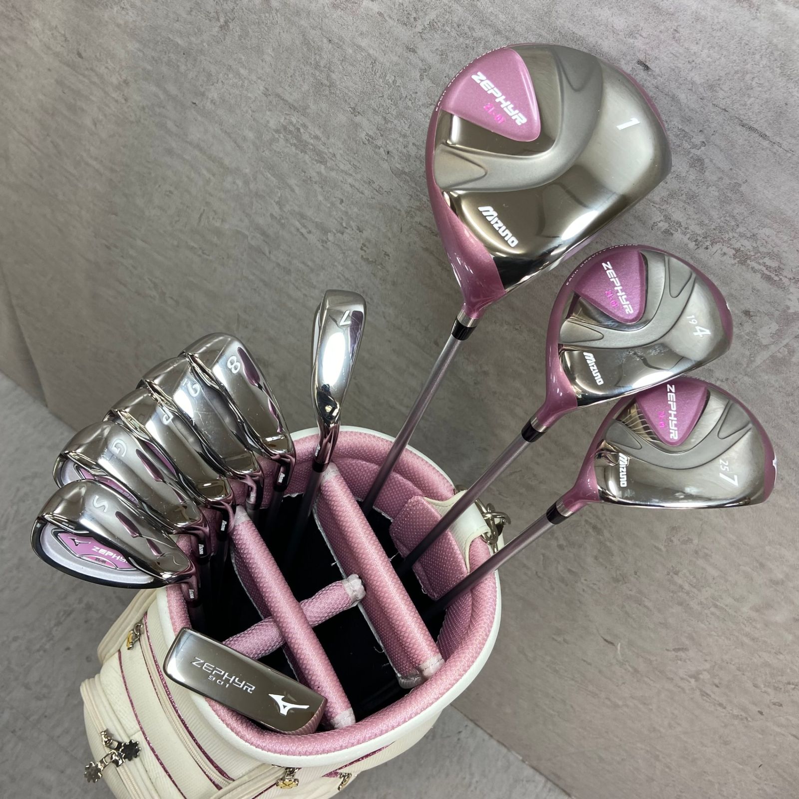 ミズノ ゼファー ZL-01 レディースゴルフ クラブセット 10本 L 右利き
