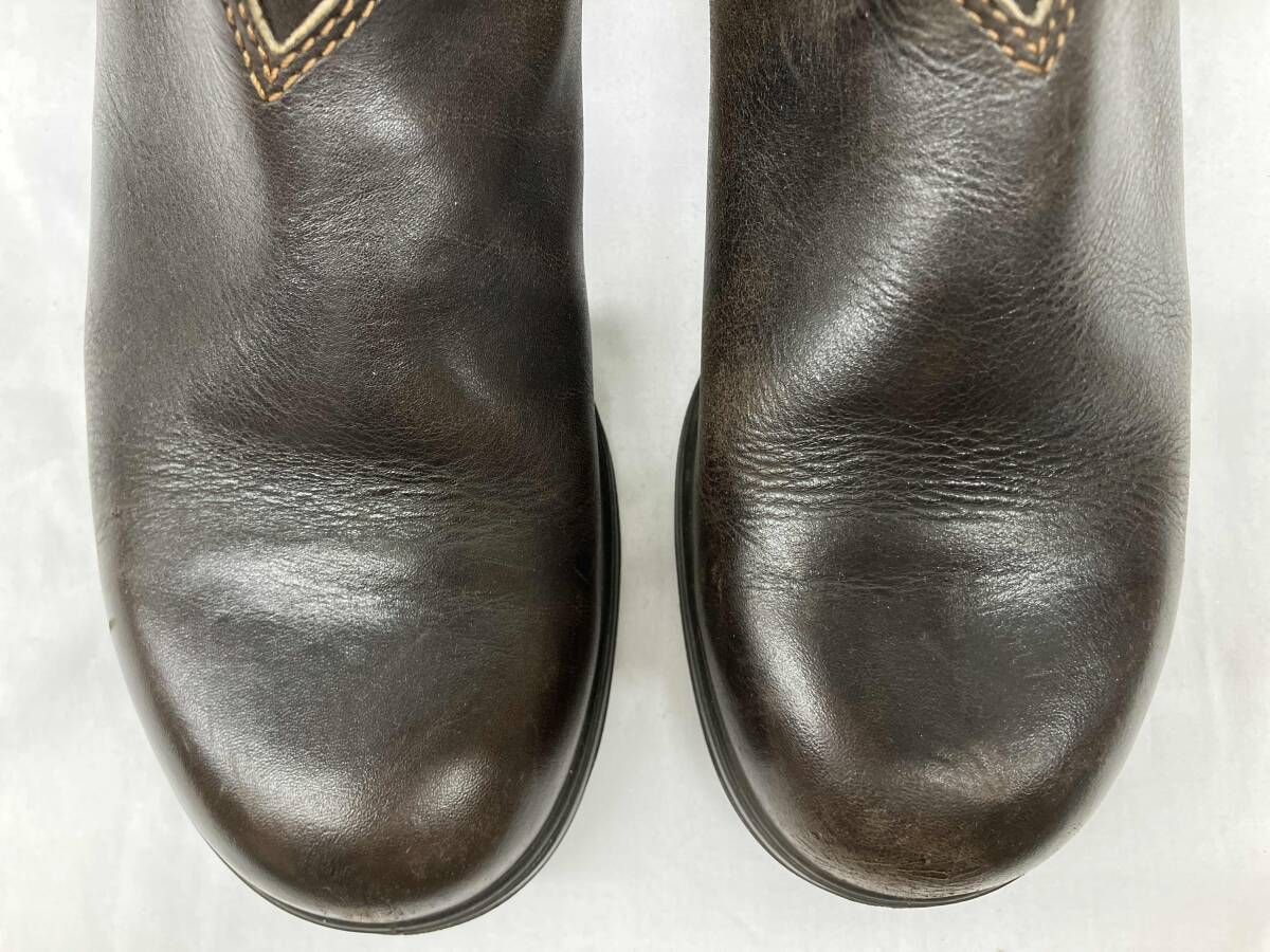 Blundstone ブランドストーン サイドゴアブーツ ショートブーツ レザー ブラウン サイズ5 約24.5cm