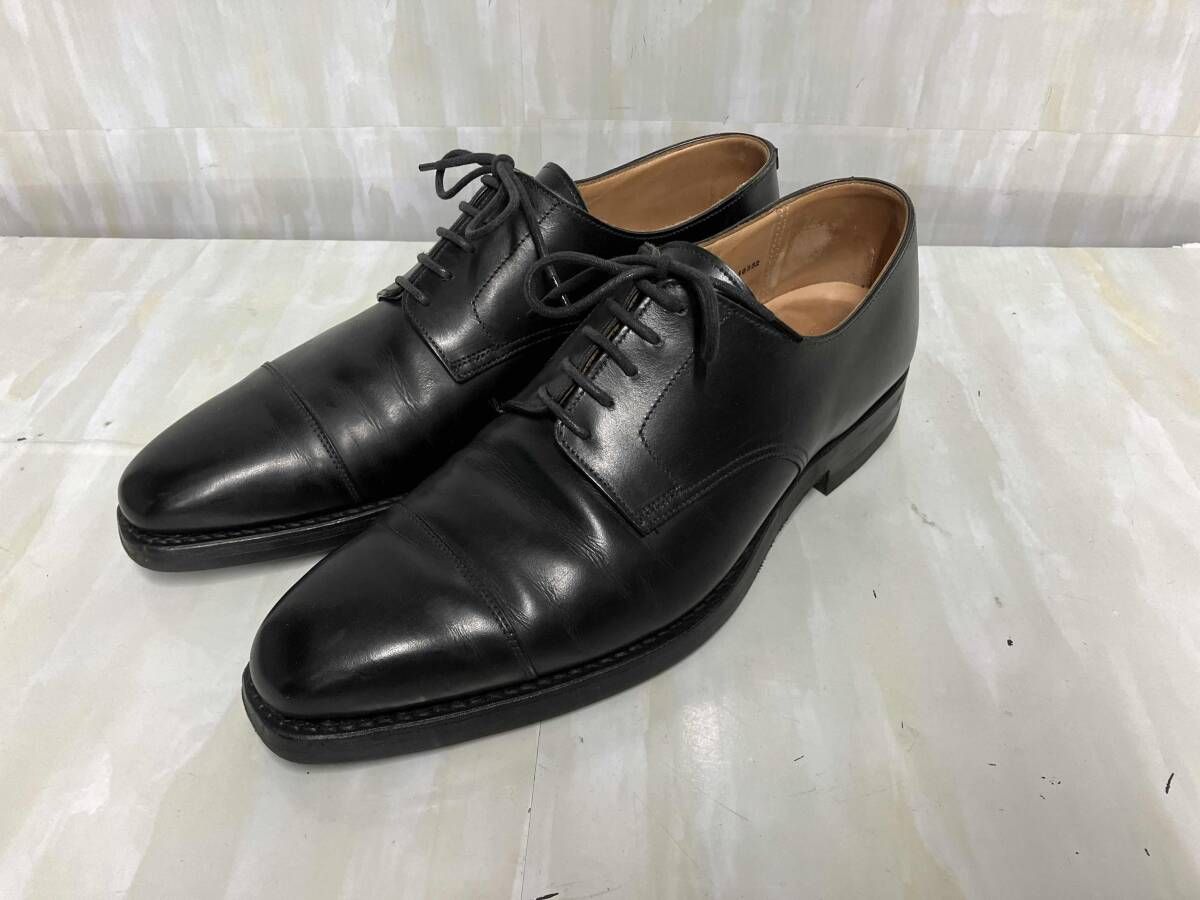 - JONES クロケット ジョーンズ ドレスシューズ ビジネスシューズ ストレートチップ 外羽根 ブラック UK 7