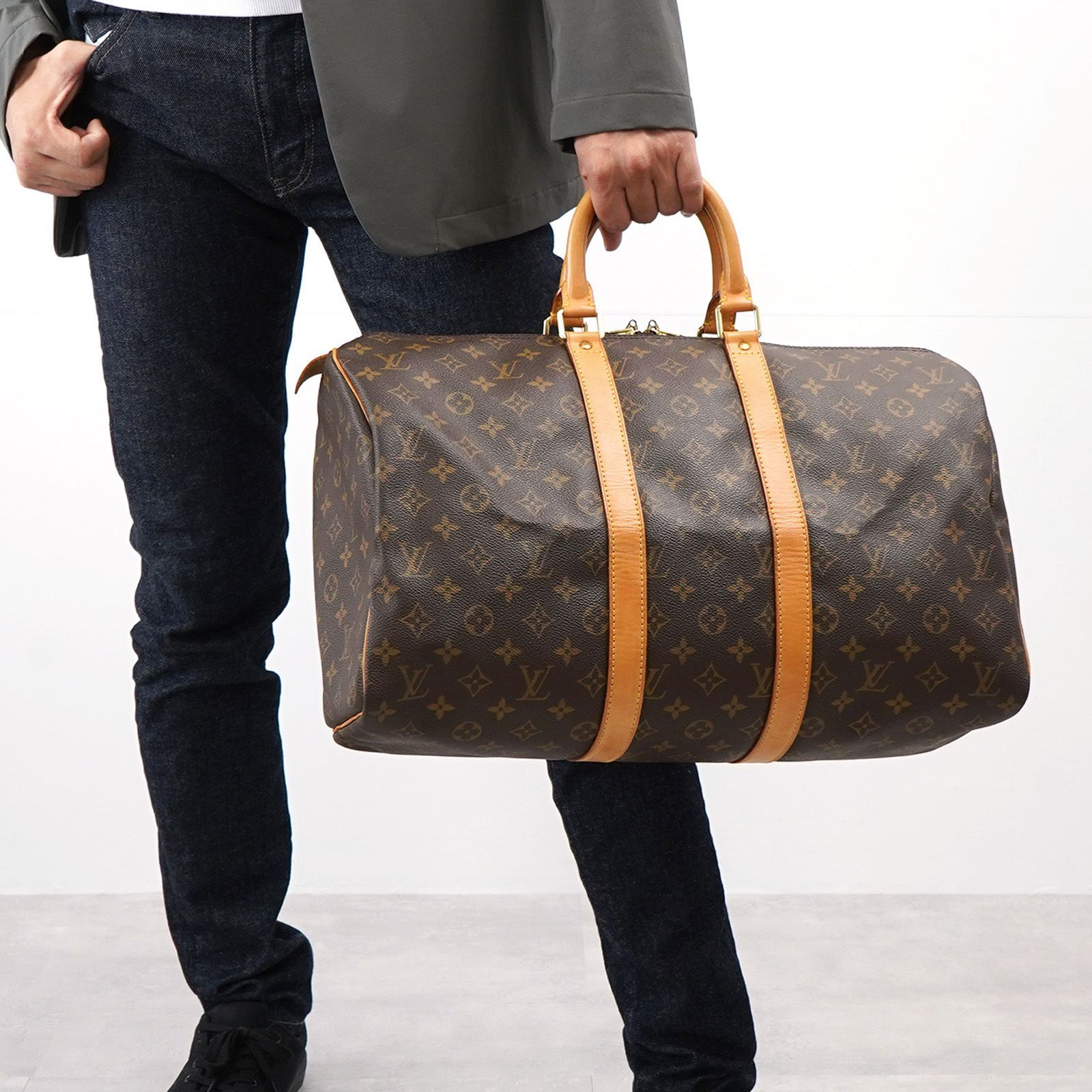Louis Vuitton モノグラム キーポル 45 ボストンバッグ M41428 - メルカリ