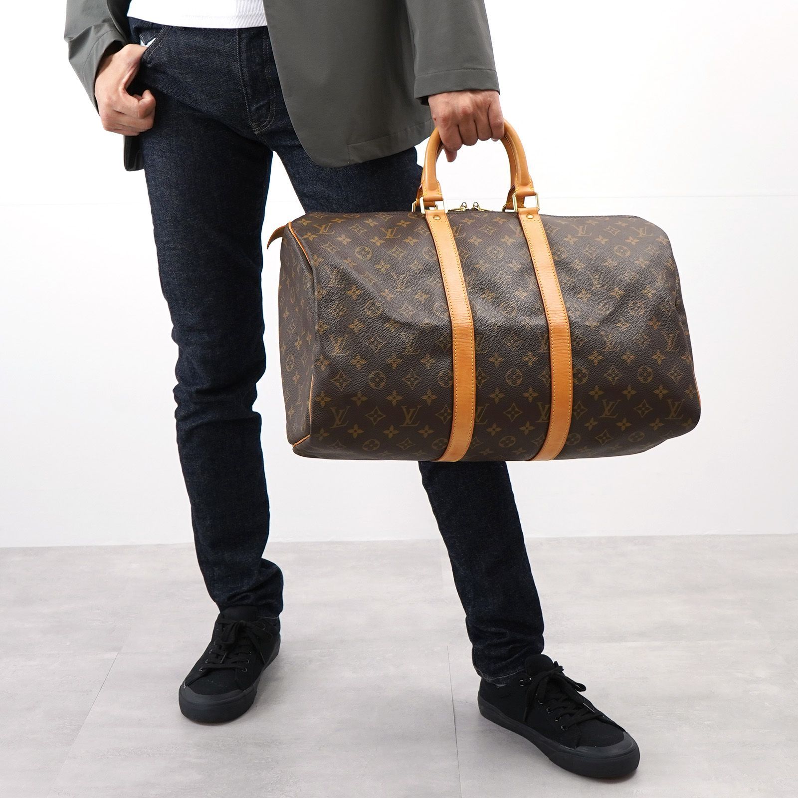 Louis Vuitton モノグラム キーポル 45 ボストンバッグ M41428 - メルカリ