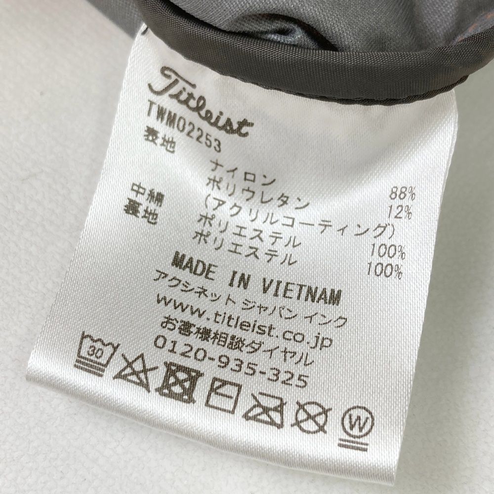 サイズ：M TITLEIST タイトリスト 中綿ジャケット オレンジ系