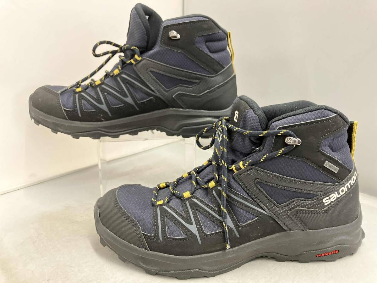  salomon サロモン 416784 MID トレッキングブーツ サイズ26 0㎝ ネイビー 登山靴 トレッキングシューズ アウトドアシューズ