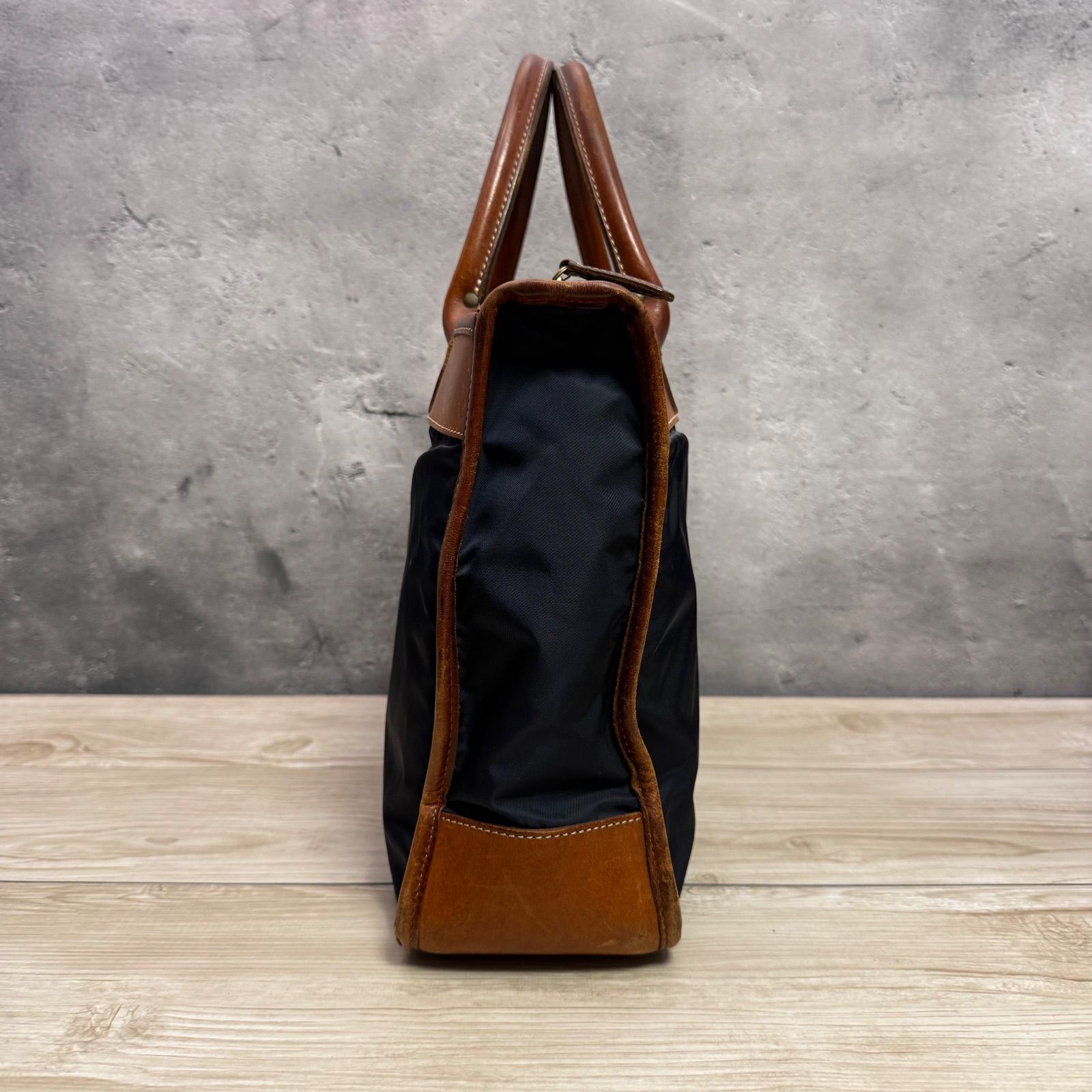 Felisi フェリージ 1731 ビジネスバッグ レザー×ナイロン ネイビー