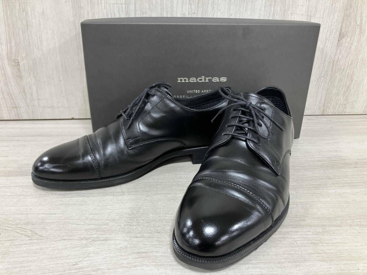 madras マドラス ドレスシューズ GREEN LABEL 別注 ゴアテックスストレートチップ ブラック 26 cm 313-599-0720-0960