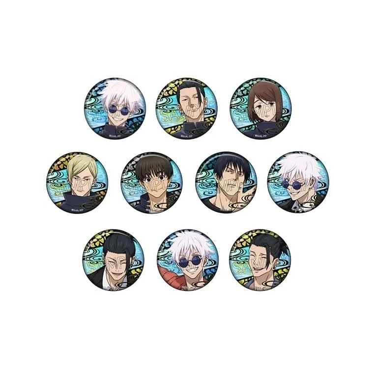 呪術廻戦 螺鈿風シリーズ 缶バッジ Vol.1 10パック入りBOX ツインクル