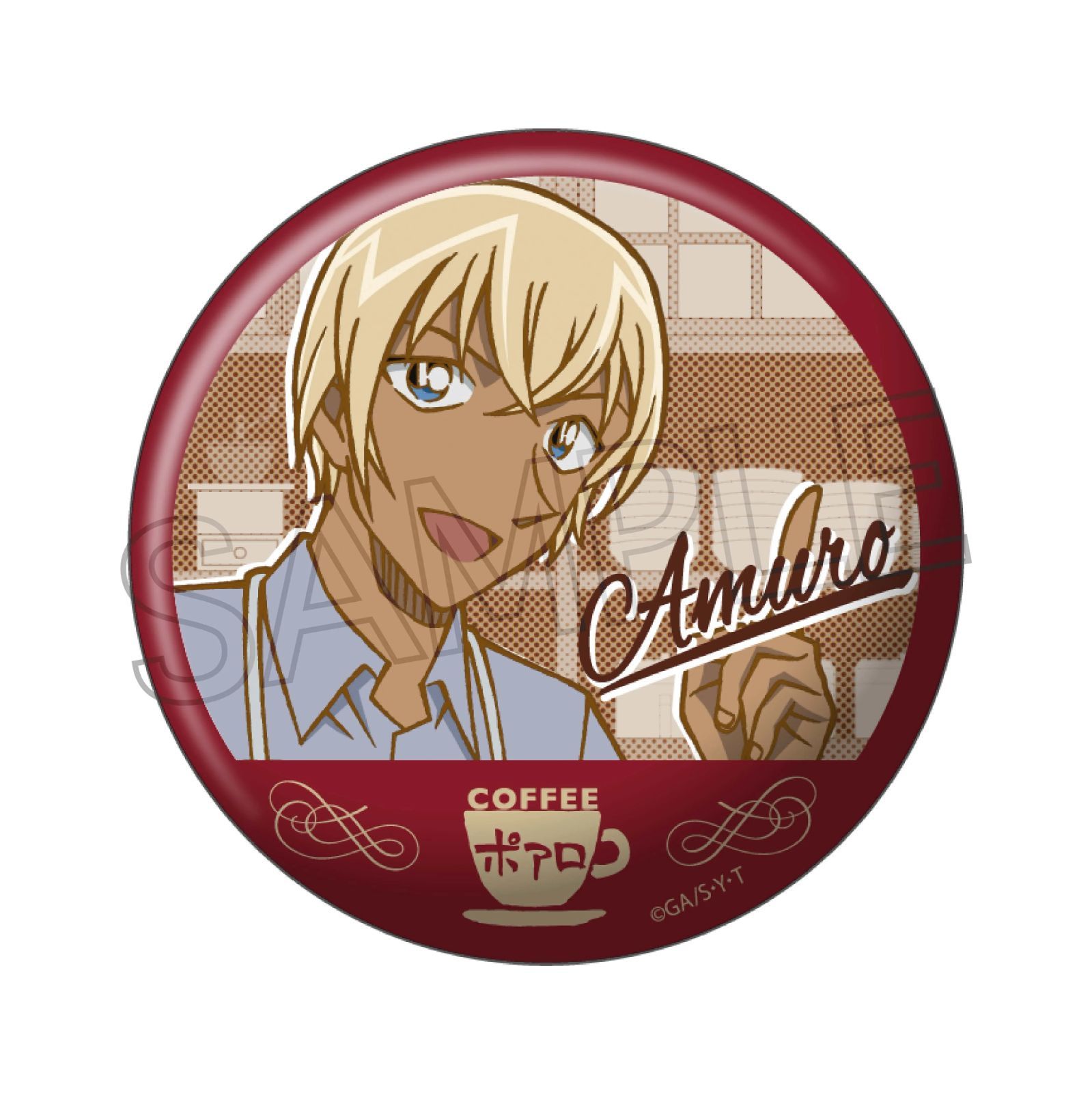 名探偵コナン 喫茶ポアロシリーズ 缶バッジ 2024 安室透 - メルカリ