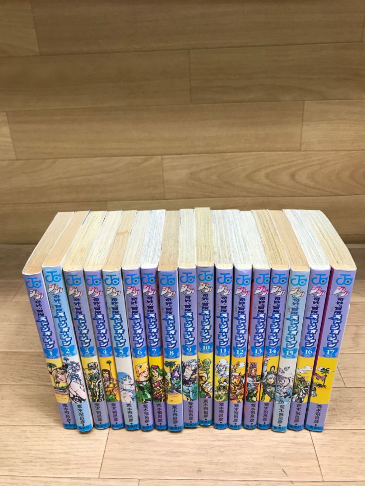 ジョジョリオン 8冊 1～27巻 STEEL BALL RUN 1～24巻 ストーンオーシャン 1～17巻 全巻セット 合計68冊 荒木飛呂彦 IP 27 E S 4