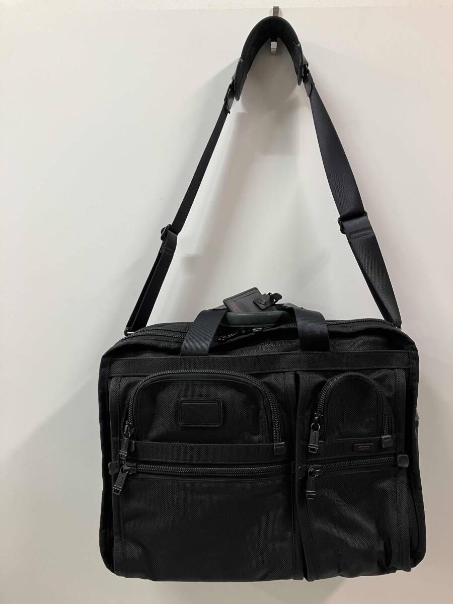 TUMI トゥミ エクスパンダブル オーガナイザー ラップトップ ブリーフケース ビジネスバッグ ブラック 拡張機能付