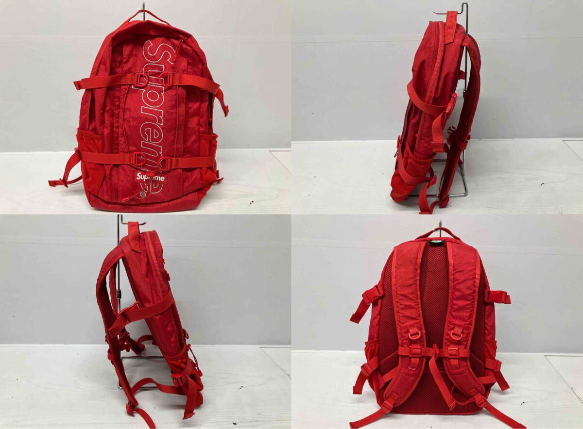 Supreme シュプリーム リュック 18 AW backpack ボックスロゴ 赤 RED 通年