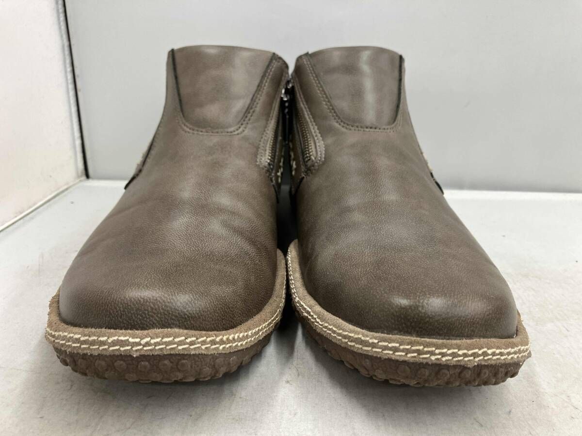 conqueror コン ブーツ FOGGY WATER TEX フォギー ウォーターテックス ファスナー シンセティックレザー チャコールグレー 26 5 cm