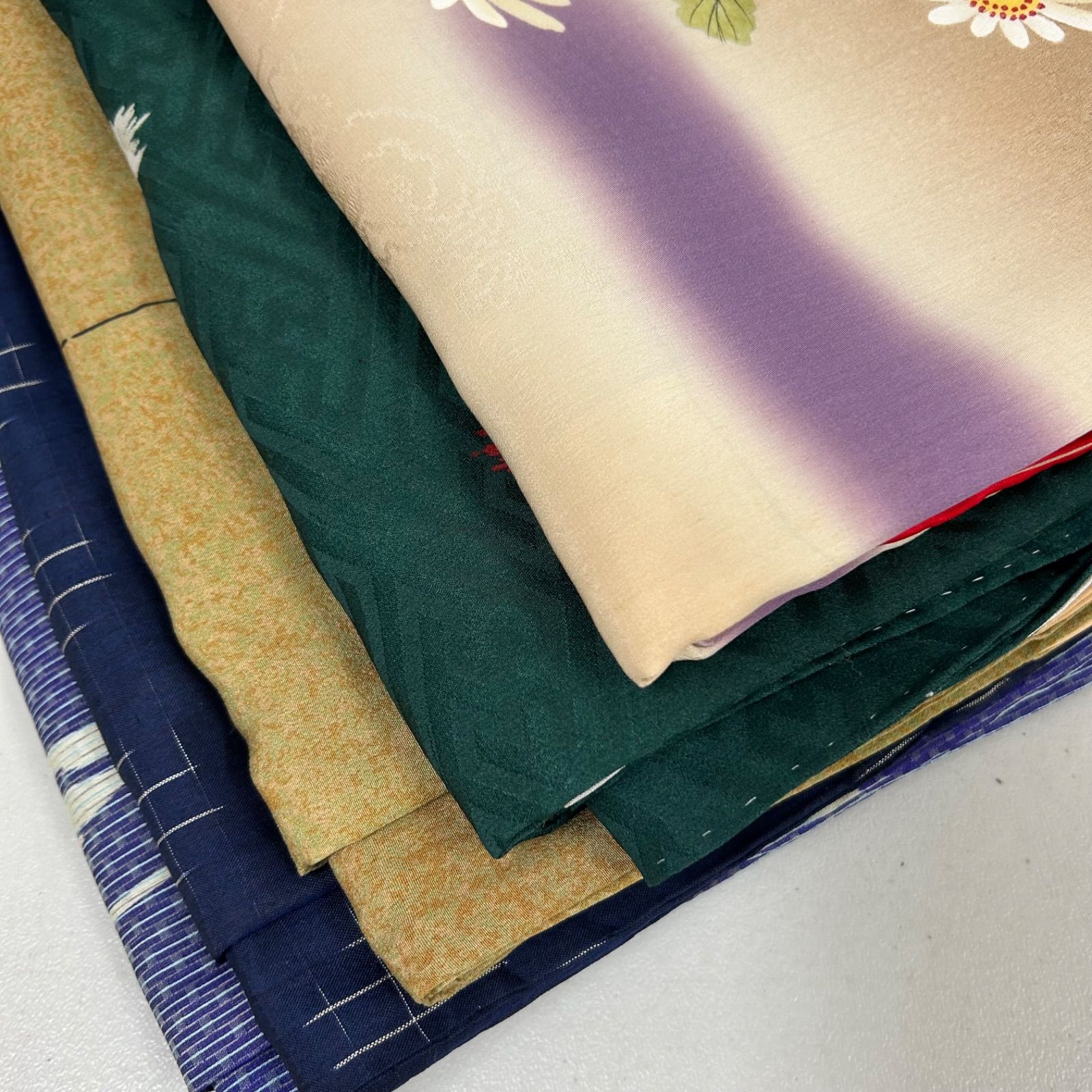 アンティーク 着物 正絹 5着 着物まとめ売り リメイク材料 m-567