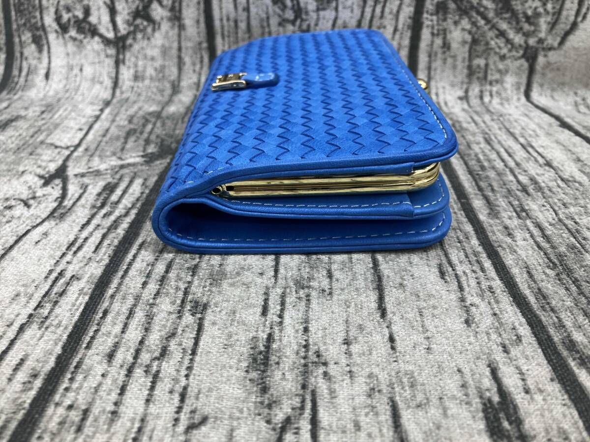  TOPKAPI トプカピ 二つ折り財布 ブルー 馬革 豚革 箱有 511 14 01003 その他 折り財布