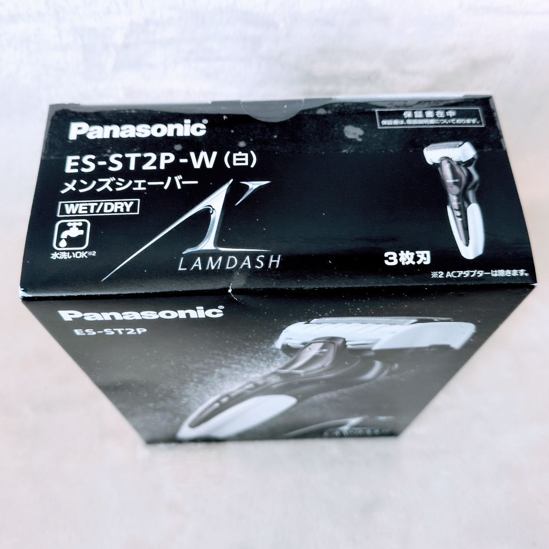  ♥ パナソニック ラムダッシュ ES-ST 2 P-K メンズシェーバー 刃 お風呂剃り可 ブラック メンズ電気シェーバー 髭そり 脱毛 除毛