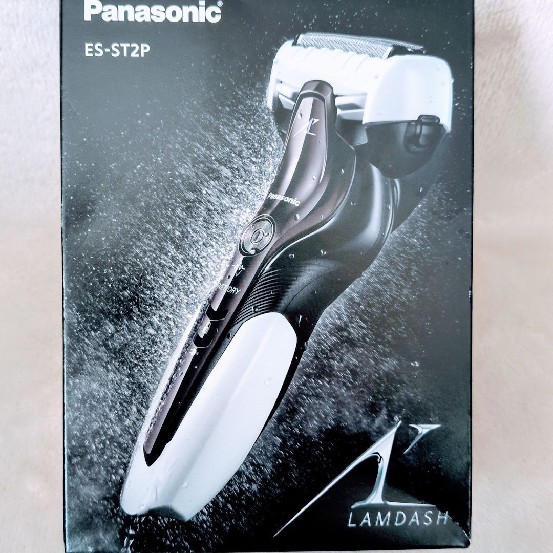 ♥ パナソニック ラムダッシュ ES-ST 2 P-K メンズシェーバー 刃 お風呂剃り可 ブラック