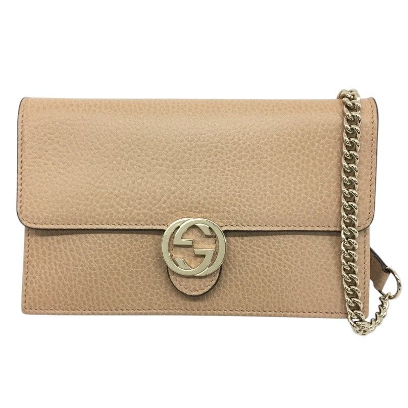GUCCI【グッチ】インターロッキングG チェーンショルダーバッグ