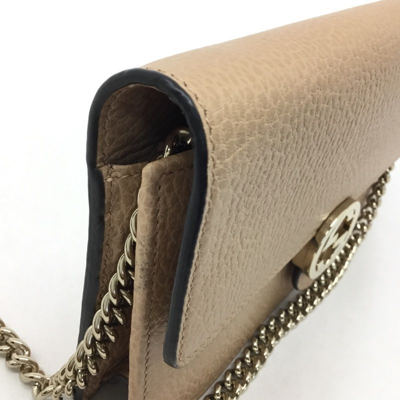 GUCCI【グッチ】インターロッキングG チェーンショルダーバッグ