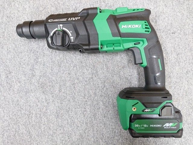 ♥品 ハイコーキ 28 mm コードレスロータリハンマドリル DH 36 DPE 2 XPZ V マルチボルト 電池 充電器 ケース付 展示品