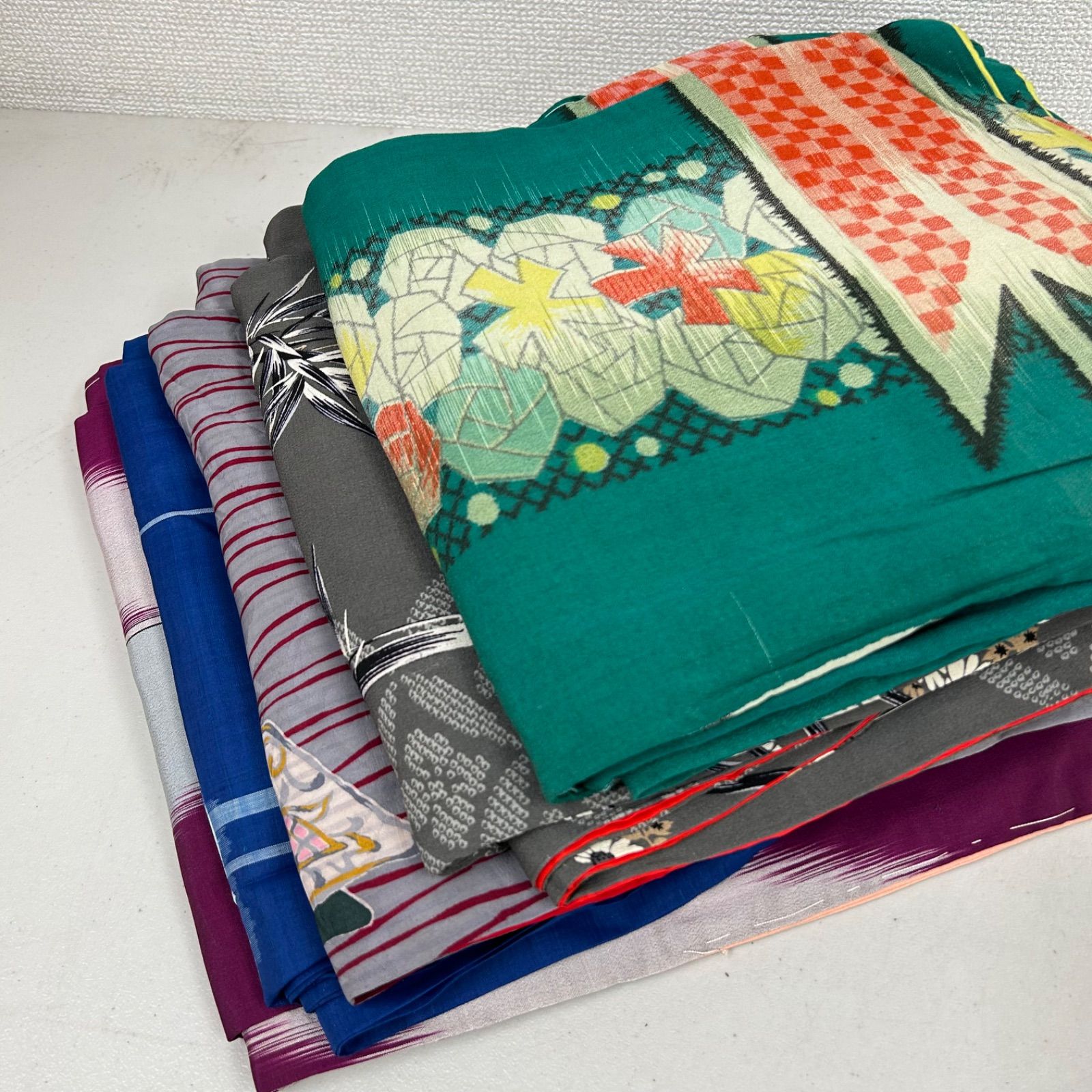 アンティーク 着物 正絹 5着 着物まとめ売り リメイク材料 m-568