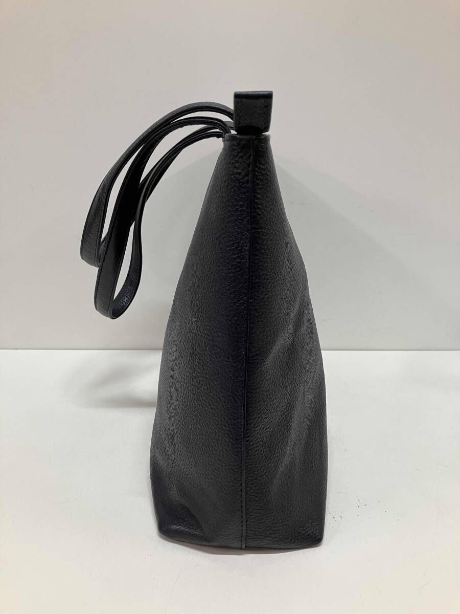 Hashtag ハッシュタグ レザー トートバッグ シボ革 ネイビー