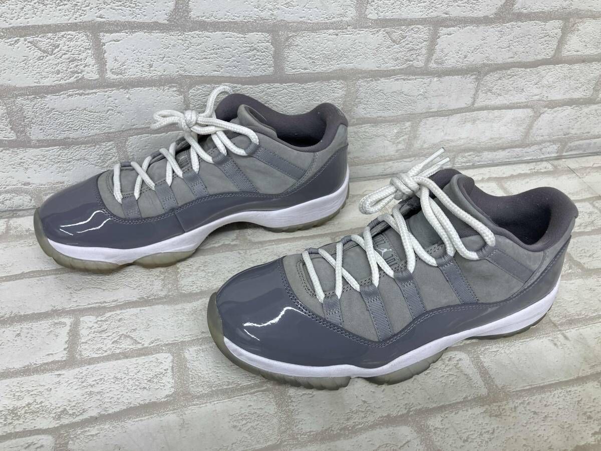 NIKE AIR JMRDAN 11 RETRO LOW 528895-003 ナイキ エアジョーダン 11 レトロ スニーカー グレー メンズ 27.5cm