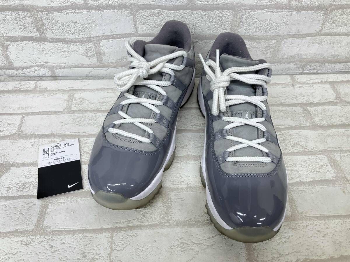 NIKE AIR JMRDAN 11 RETRO LOW 528895-003 ナイキ エアジョーダン 11 レトロ スニーカー グレー メンズ 27.5cm