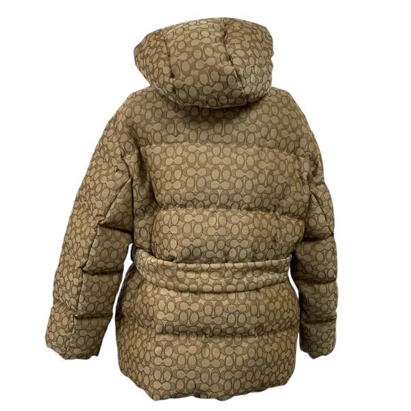 ○□ 未使用 コーチ COACH シグネチャー ジャカード ダウン ピロー